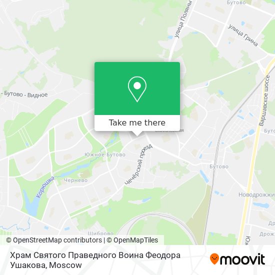 Храм Святого Праведного Воина Феодора Ушакова map