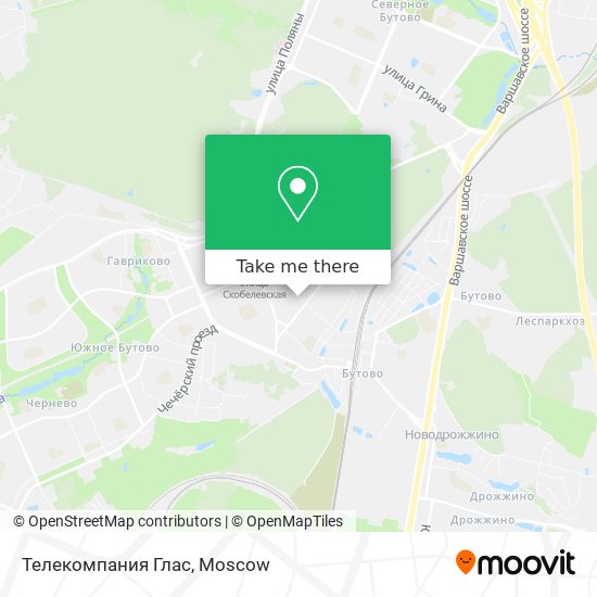 Телекомпания Глас map