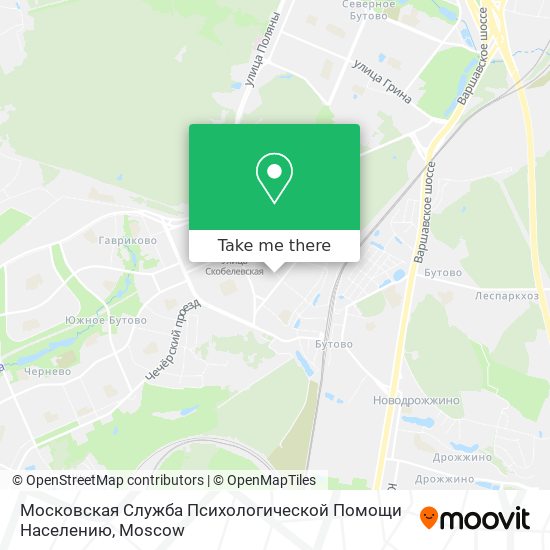 Московская Служба Психологической Помощи Населению map