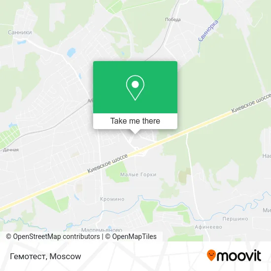 Гемотест map