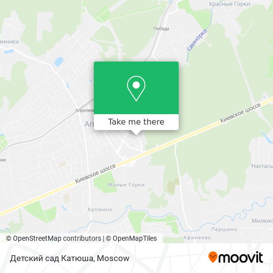 Детский сад Катюша map