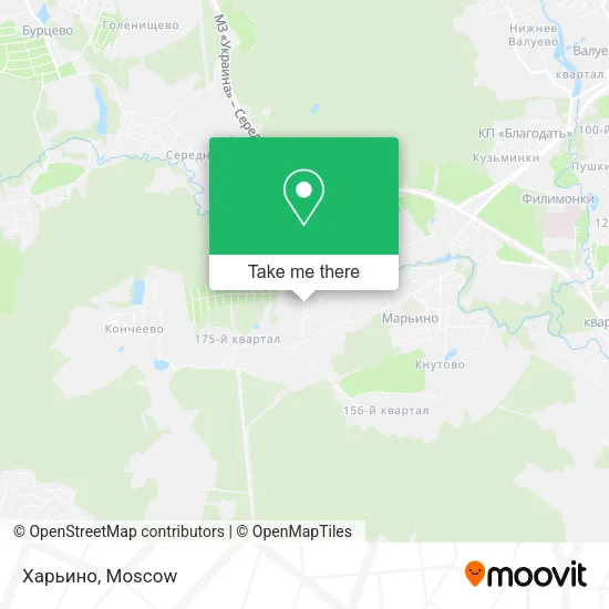 Харьино map