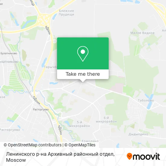 Ленинского р-на Архивный районный отдел map