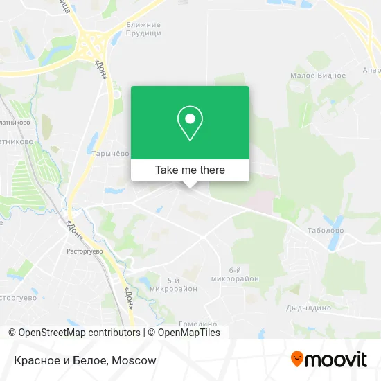 Красное и Белое map