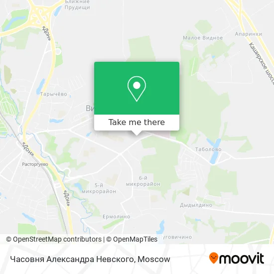 Часовня Александра Невского map