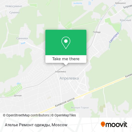 Ателье Ремонт одежды map