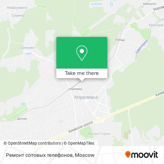 Ремонт сотовых телефонов map