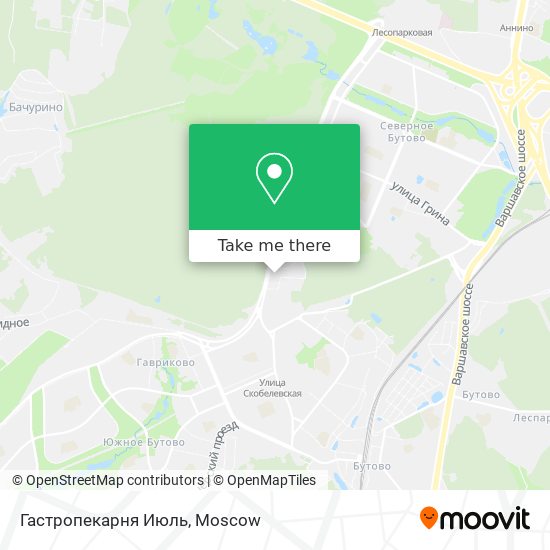 Гастропекарня Июль map