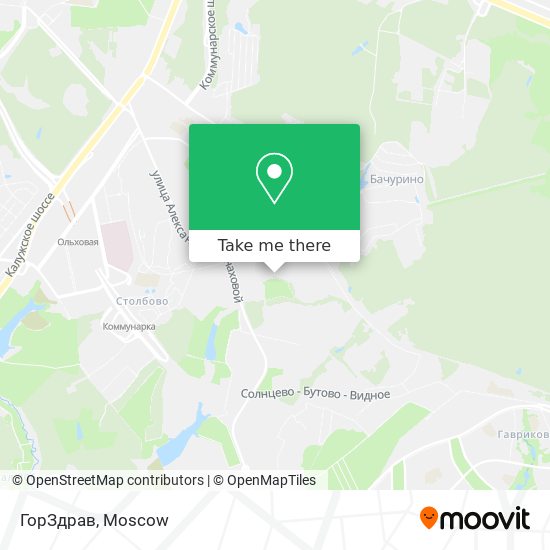 ГорЗдрав map