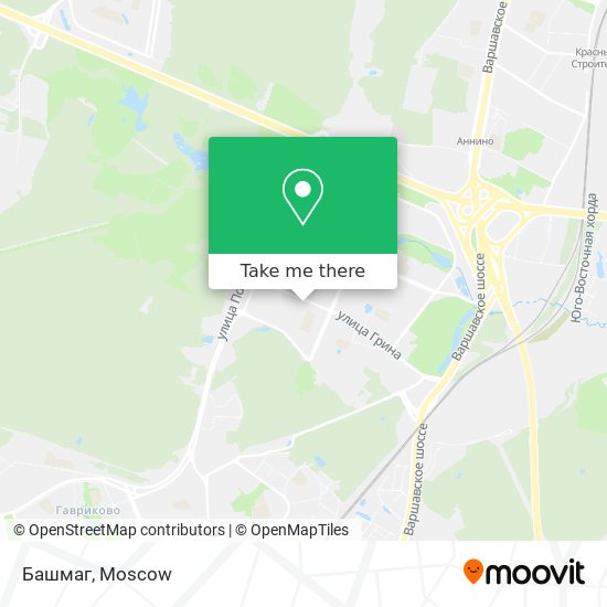 Башмаг map