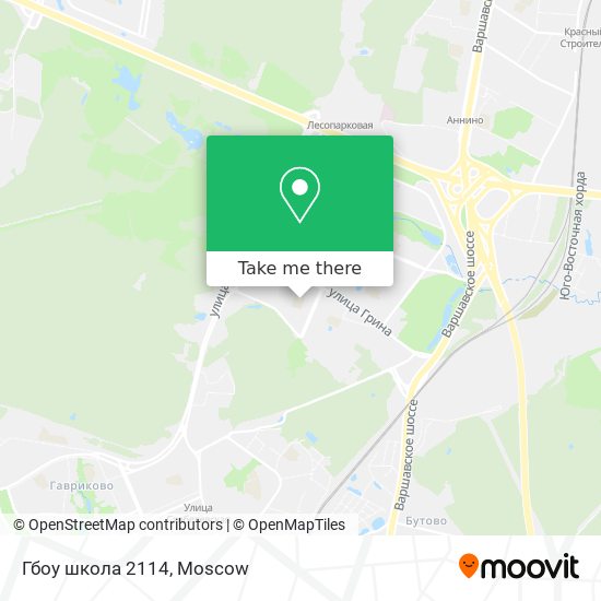 Гбоу школа 2114 map