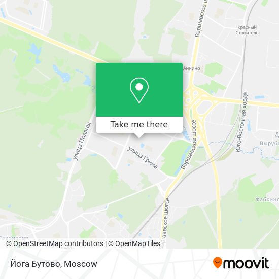 Йога Бутово map