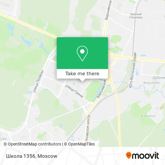 Школа 1356 map