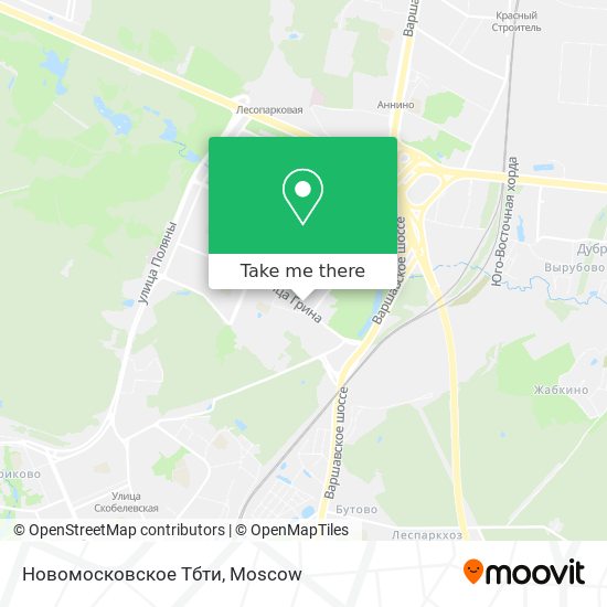Новомосковское Тбти map