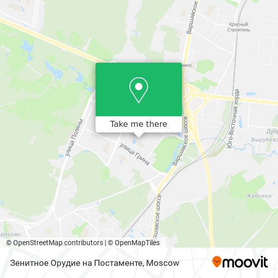 Зенитное Орудие на Постаменте map