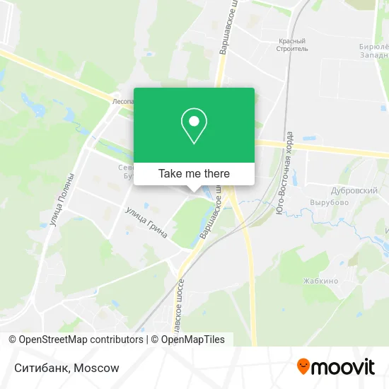Ситибанк map