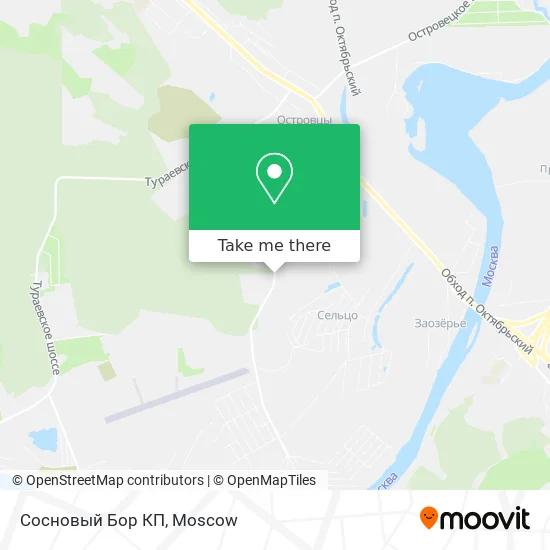 Сосновый Бор КП map