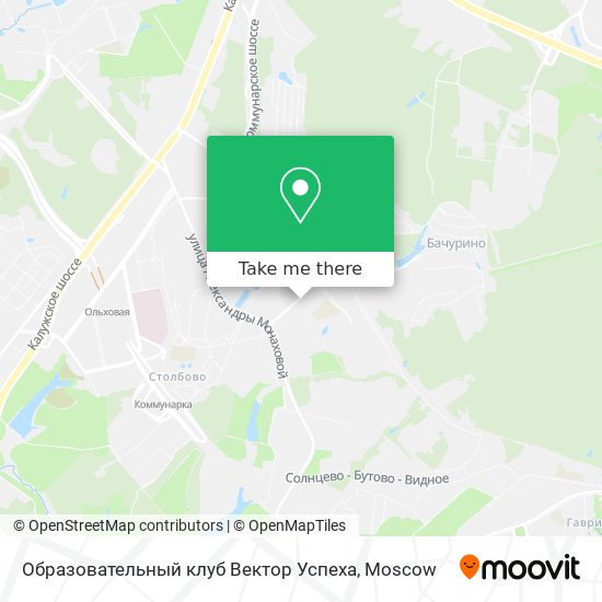 Образовательный клуб Вектор Успеха map