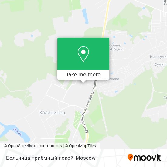 Больница-приёмный покой map