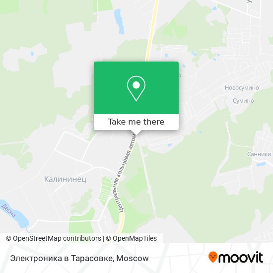 Электроника в Тарасовке map