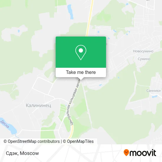 Сдэк map