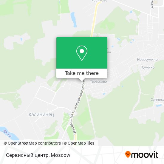 Сервисный центр map