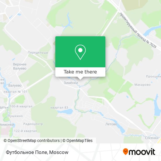 Футбольное Поле map