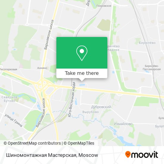 Шиномонтажная Мастерская map