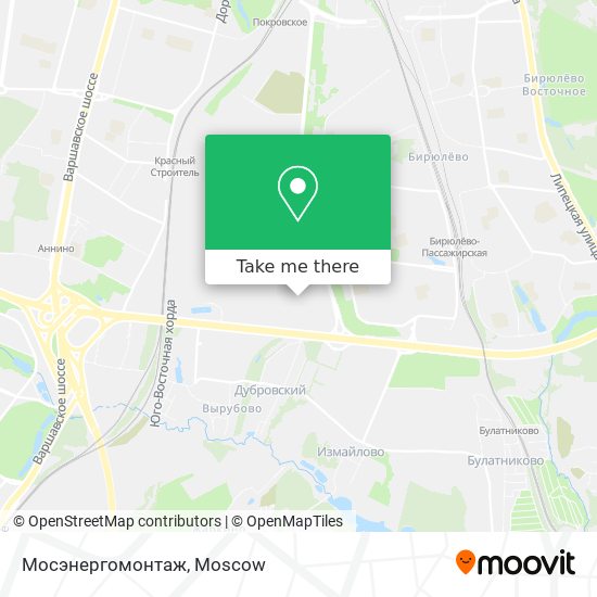 Мосэнергомонтаж map