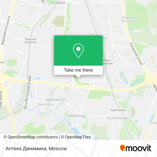 Аптека Динамика map