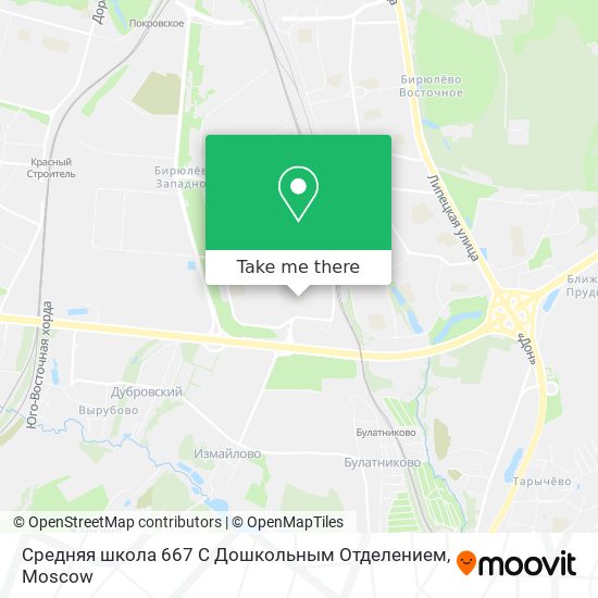 Средняя школа 667 С Дошкольным Отделением map