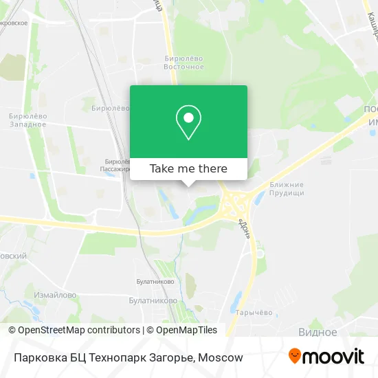 Парковка БЦ Технопарк Загорье map