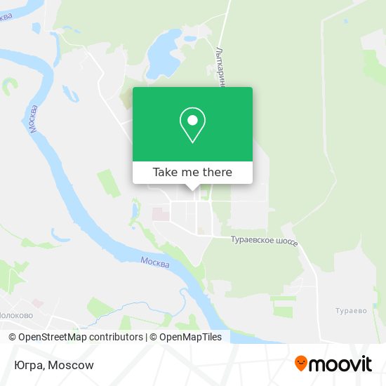 Югра map