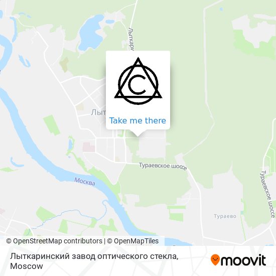 Лыткаринский завод оптического стекла map