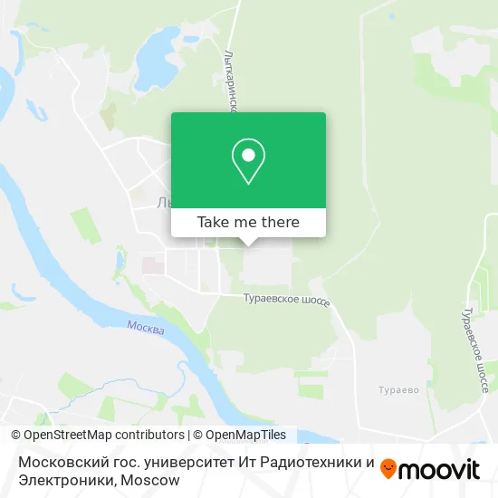 Московский гос. университет Ит Радиотехники и Электроники map