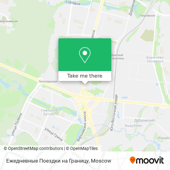 Ежедневные Поездки на Границу map