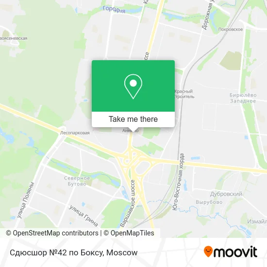 Сдюсшор №42 по Боксу map