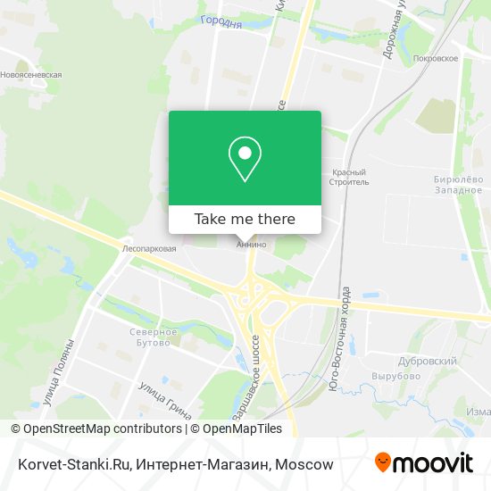 Korvet-Stanki.Ru, Интернет-Магазин map