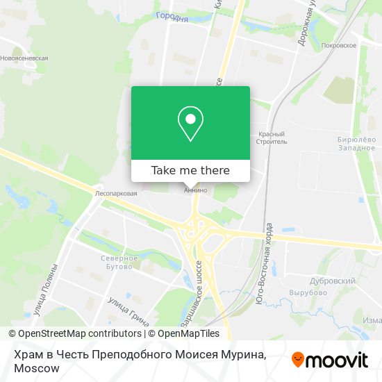 Храм в Честь Преподобного Моисея Мурина map