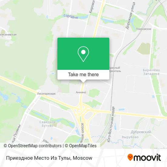 Приездное Место Из Тулы map