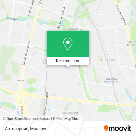 Автосервис map