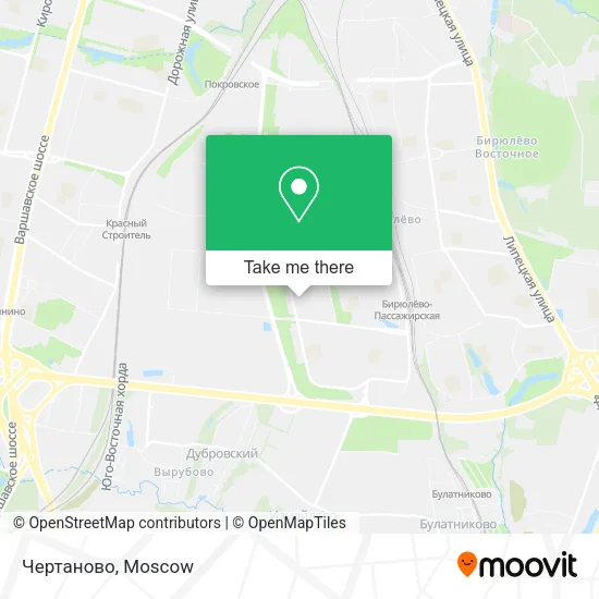 Чертаново map