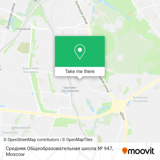 Средняя Общеобразовательная школа № 947 map