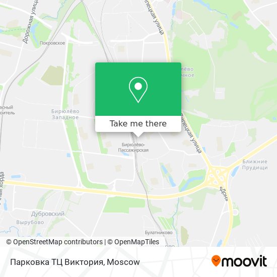 Парковка ТЦ Виктория map