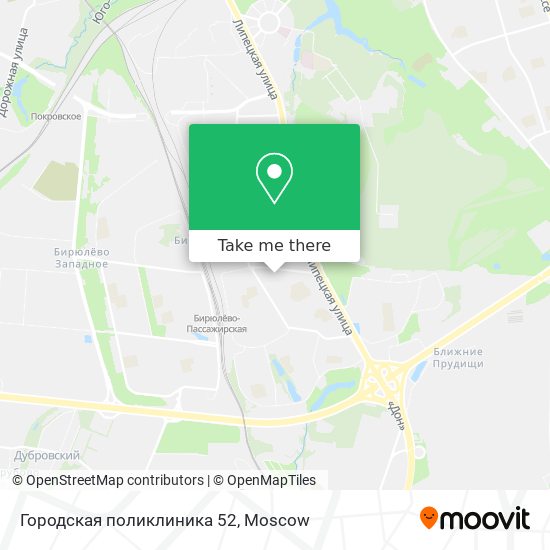 Городская поликлиника 52 map