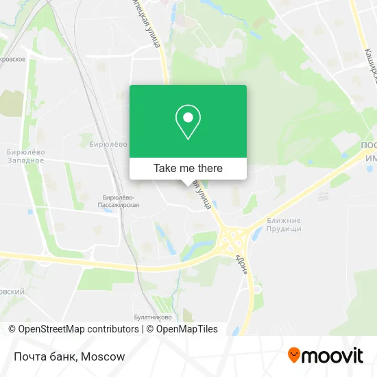 Почта банк map