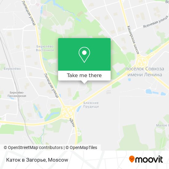 Каток в Загорье map