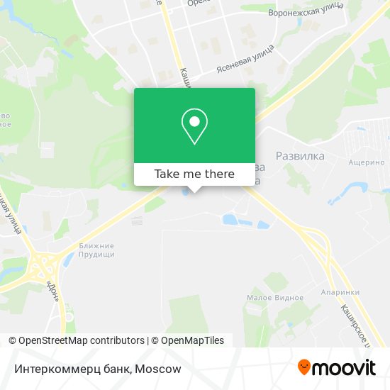 Интеркоммерц банк map