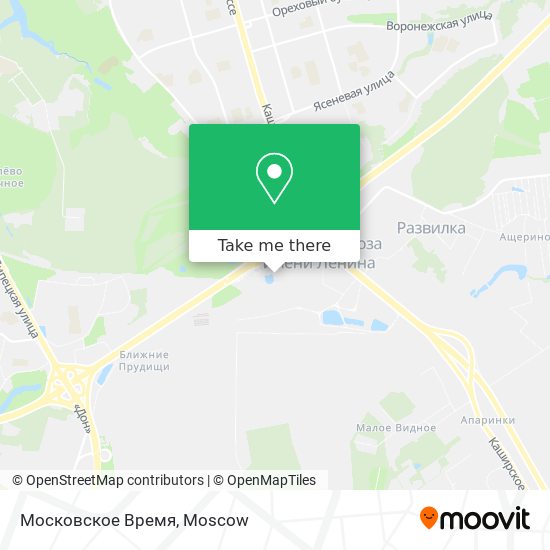 Московское Время map
