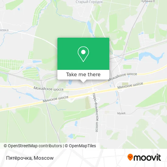 Пятёрочка map